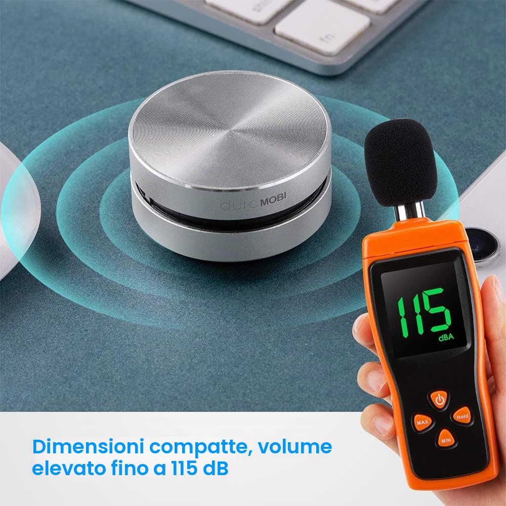 Confezione da 1 altoparlante BT senza fili Altoparlanti a conduzione ossea Mini portatile forte suono stereo incorporato Mic Sound Box