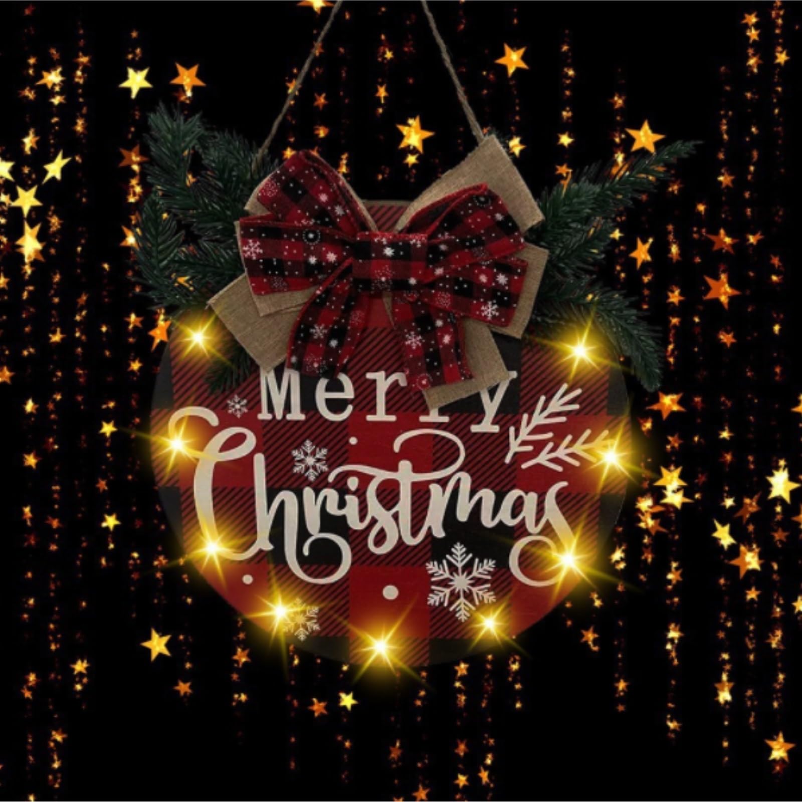 Świąteczne Wieńce na Drzwi Świąteczne Drzwi Wejściowe Xmas Czerwony Drewniany Wieszak Na Drzwi Na Zewnątrz Wystrój Ganku Rustykalny Drewniany Wieniec Dekoracje Bożonarodzeniowe do Okna