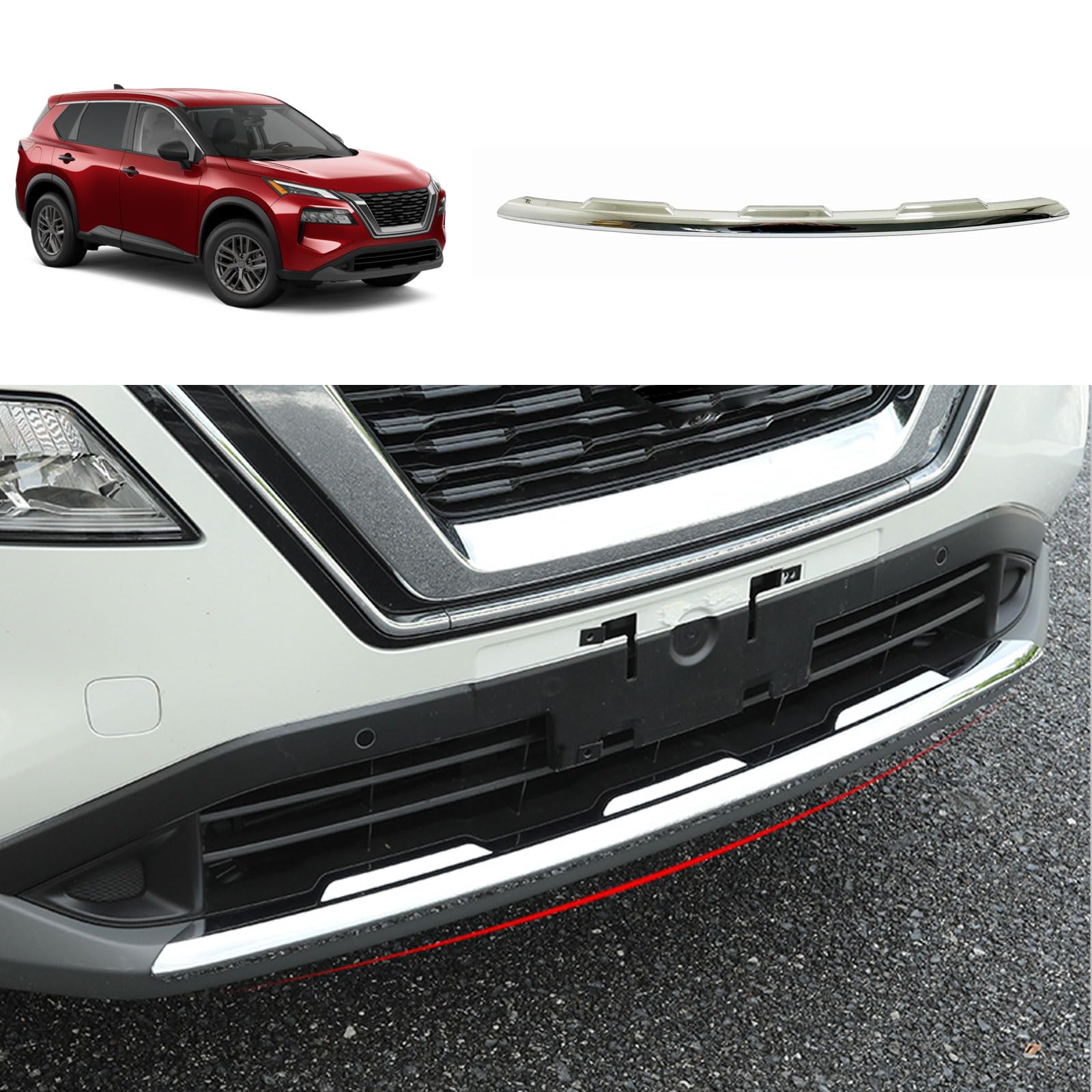 日産　エクストレイルＴ33型　エクストリーマーＸ用　フロントバンパープロテクター エクストレイル T33系 パーツ フロントバンパーガード フロントグリル