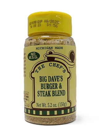 Big Daves Burger & Steak Blend-5.2 oz- Small Bottle