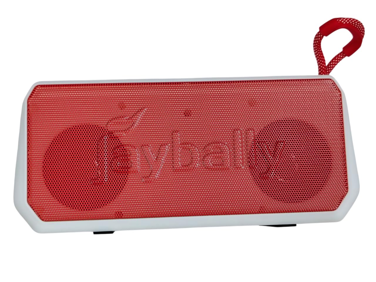 Portable Wireless Bluetooth Speaker, 15W Extra-Bass, AST-3312 Model (Red & White)-image-34