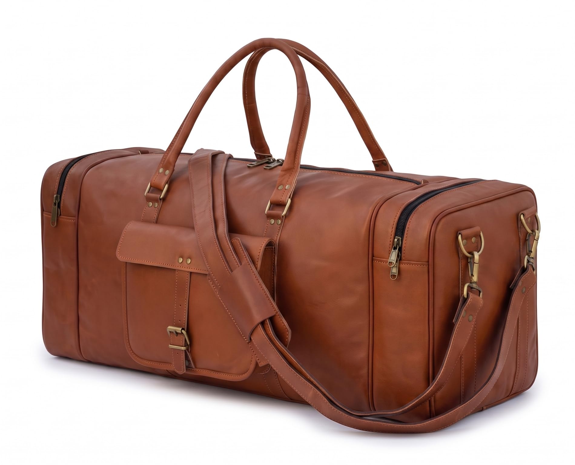 KK's 28-Inch Leather Duffel