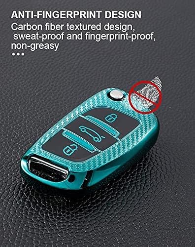 Miniatura 6 de SAIQIAN - Funda protectora para llave de automóvil Ci-troen C4L C2 C3 C4 C5 DS3 DS4 DS5 DS6 para Pe-ugeot 107 207 307 308 TPU cubierta protectora