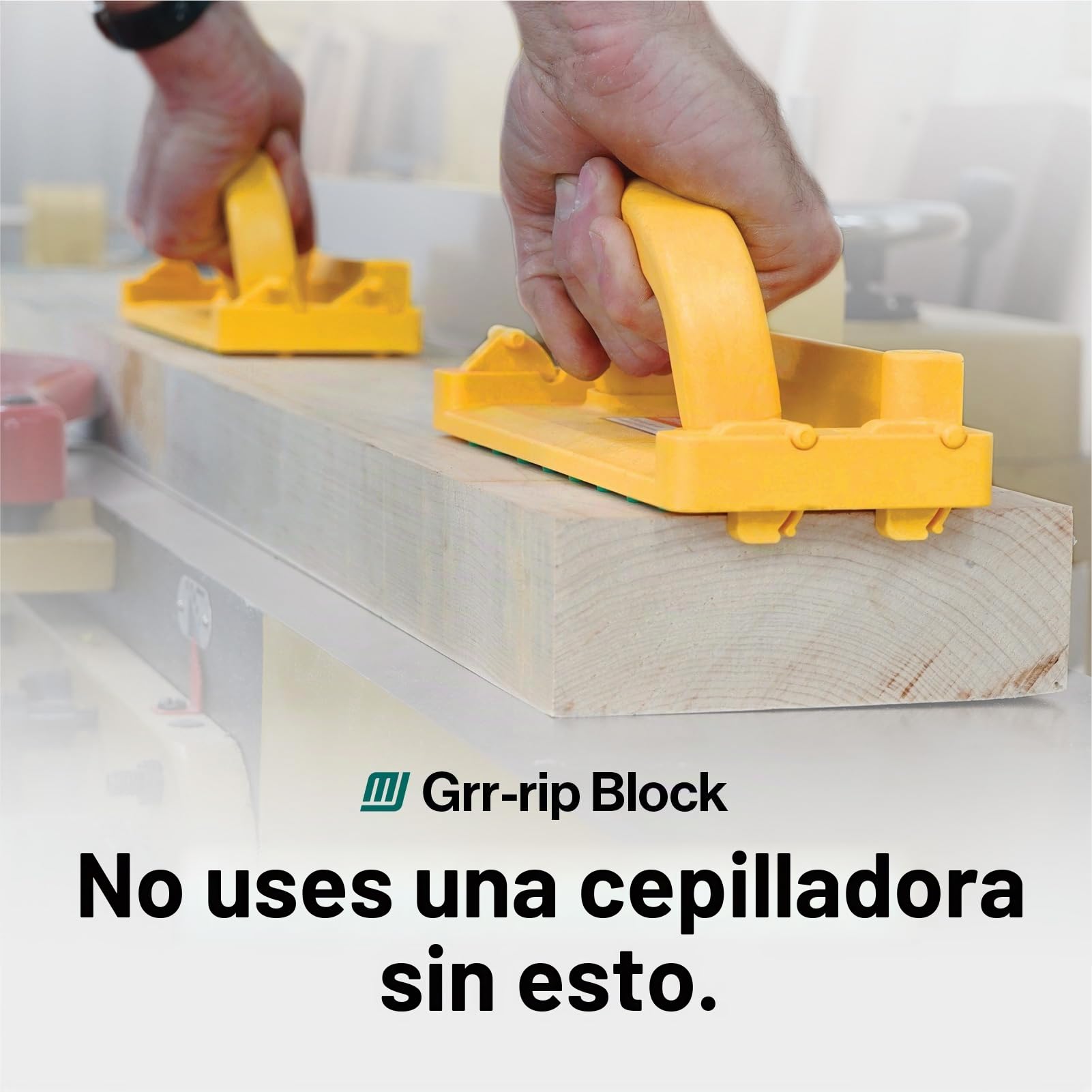 MICROJIG - GRR-RIP BLOCK - Bloque de empuje inteligente para mesa de fresadora, ensambladora y sierras de banda