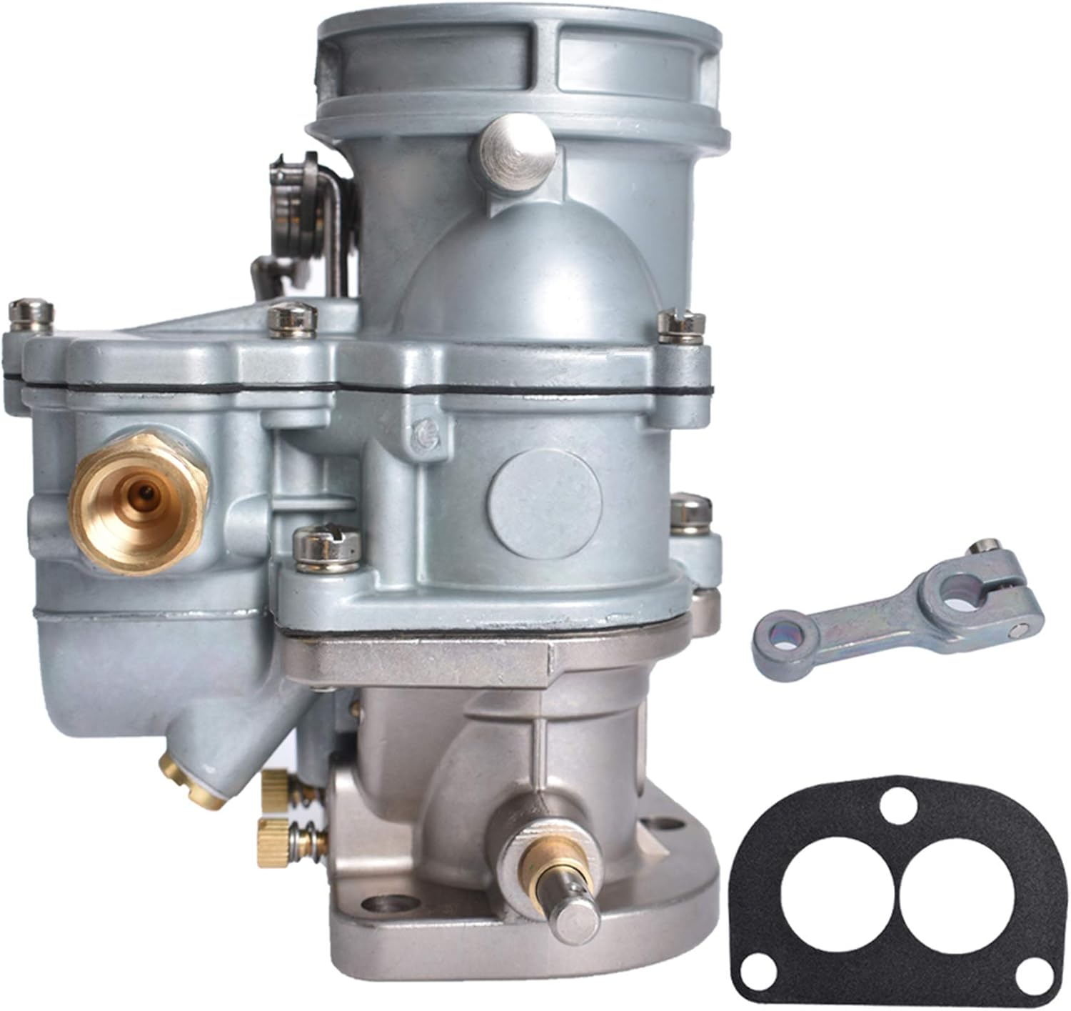 91511655 Carburetor Automotive Replacement Carb Fit for 1949-1953 Ford & Mercury Engines 97 Style Speedway 9-Super-7 Carb Natural Finish 2 Barrel Carburetor : Automotive