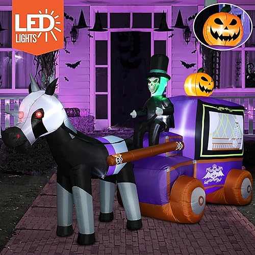 Miniatura 2 de Arco inflable de Pascua de 10 pies de alto, arco iris inflable con LED integrados para fiestas, vacaciones, césped, exteriores, decoración de jardín