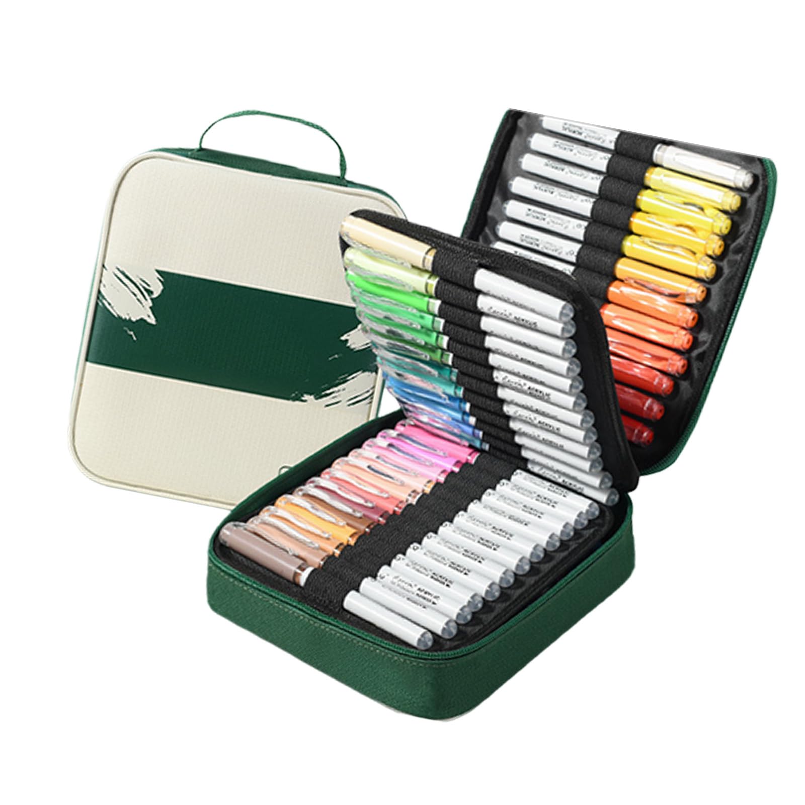 Schnell trocknende Acryl Marker, ergonomisches Design, glattes Schreiben, ideal zum Ausmalen Klassenzimmer, für Erwachsene, professionelles Acryl Marker Set