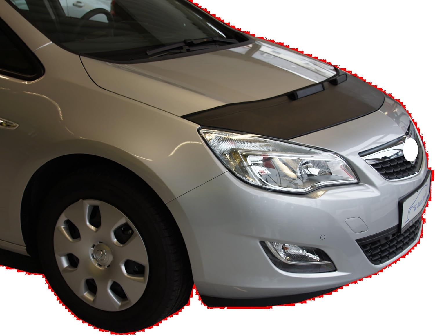 Hood Bra Front End Nose Mask Compatible with Chevrolet - Vauxhall - Holden - Opel Astra G 1998-2005 Bonnet Bra STONEGUARD Protector Tuning