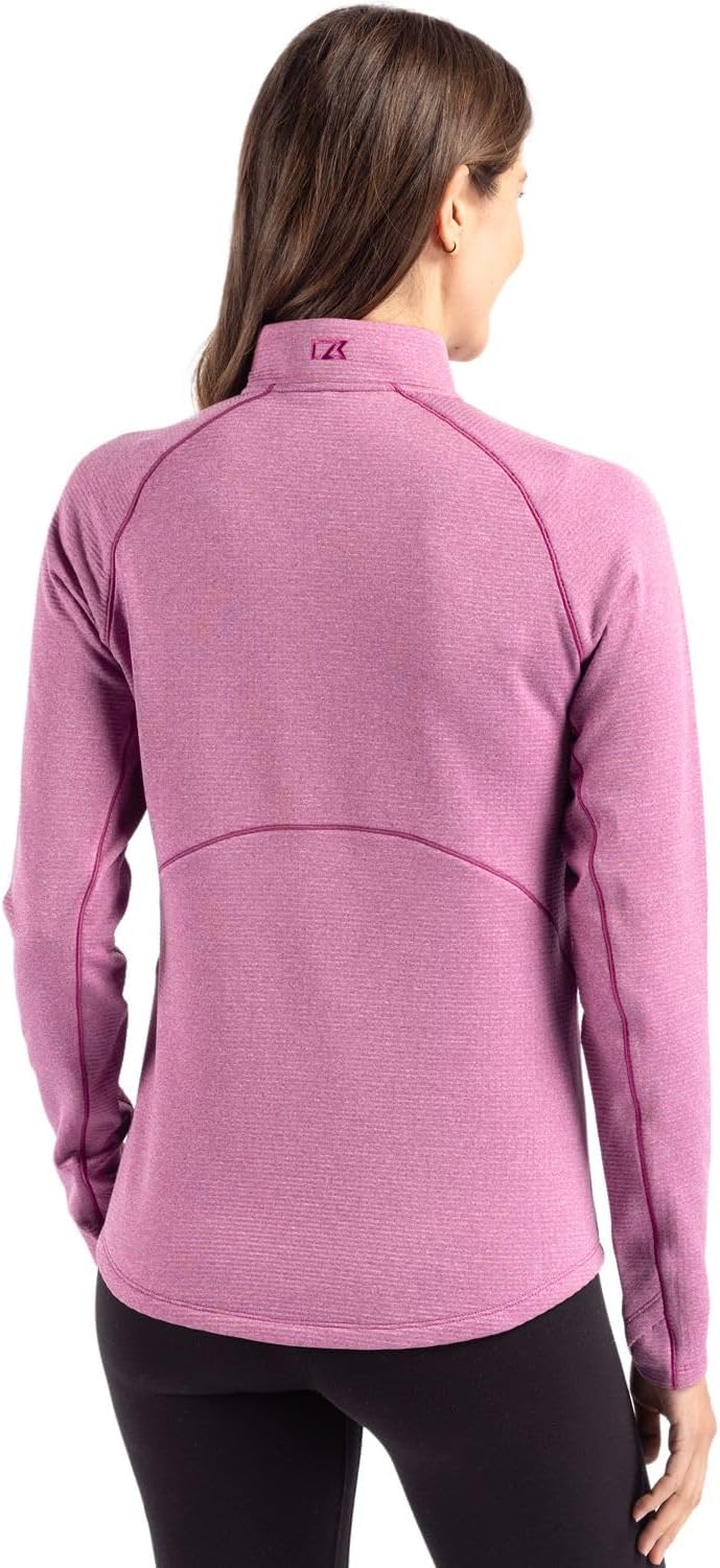 Cutter & Buck Peshastin Eco Fleece Recycled Womens Half Zip Pullover - Image 2