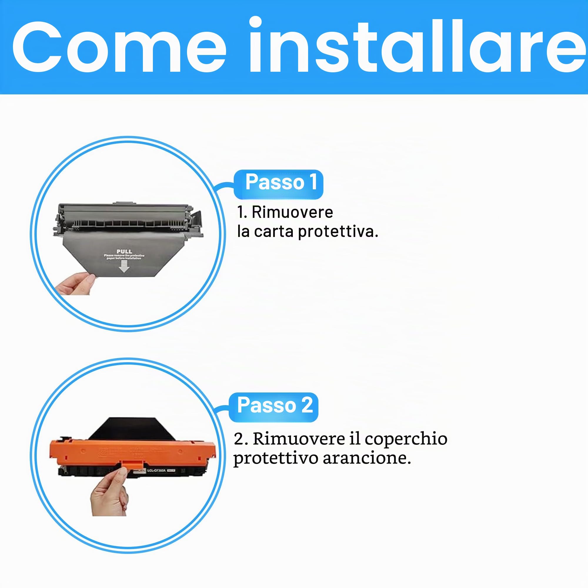 LCL Cartucce di Toner Rigenerate 4cartridges 12500 pagine +3*9500 pagine 508X CF360X CF361X CF362X CF363X CRG-040H Sostituzione per HP M553 Printer M577 Printer HP Color LaserJet Enterprise (KCMY)