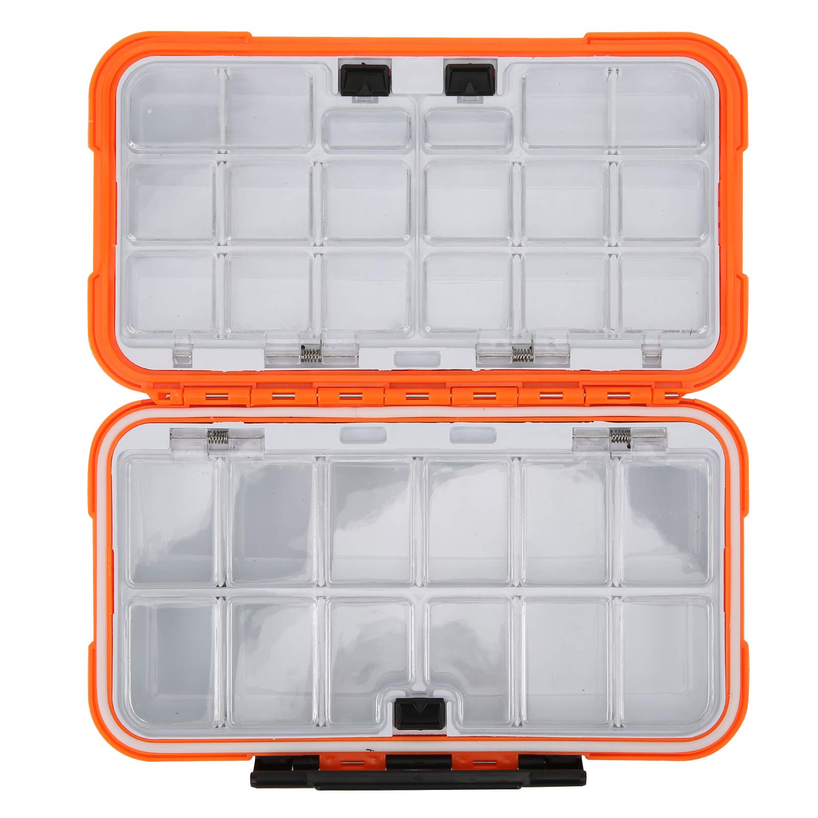 Boîte De Pêche étanche Double Face - ABS Robuste, Compartiments Amovibles, Flottante - Idéal Rangement Appâts Et Accessoires - 3