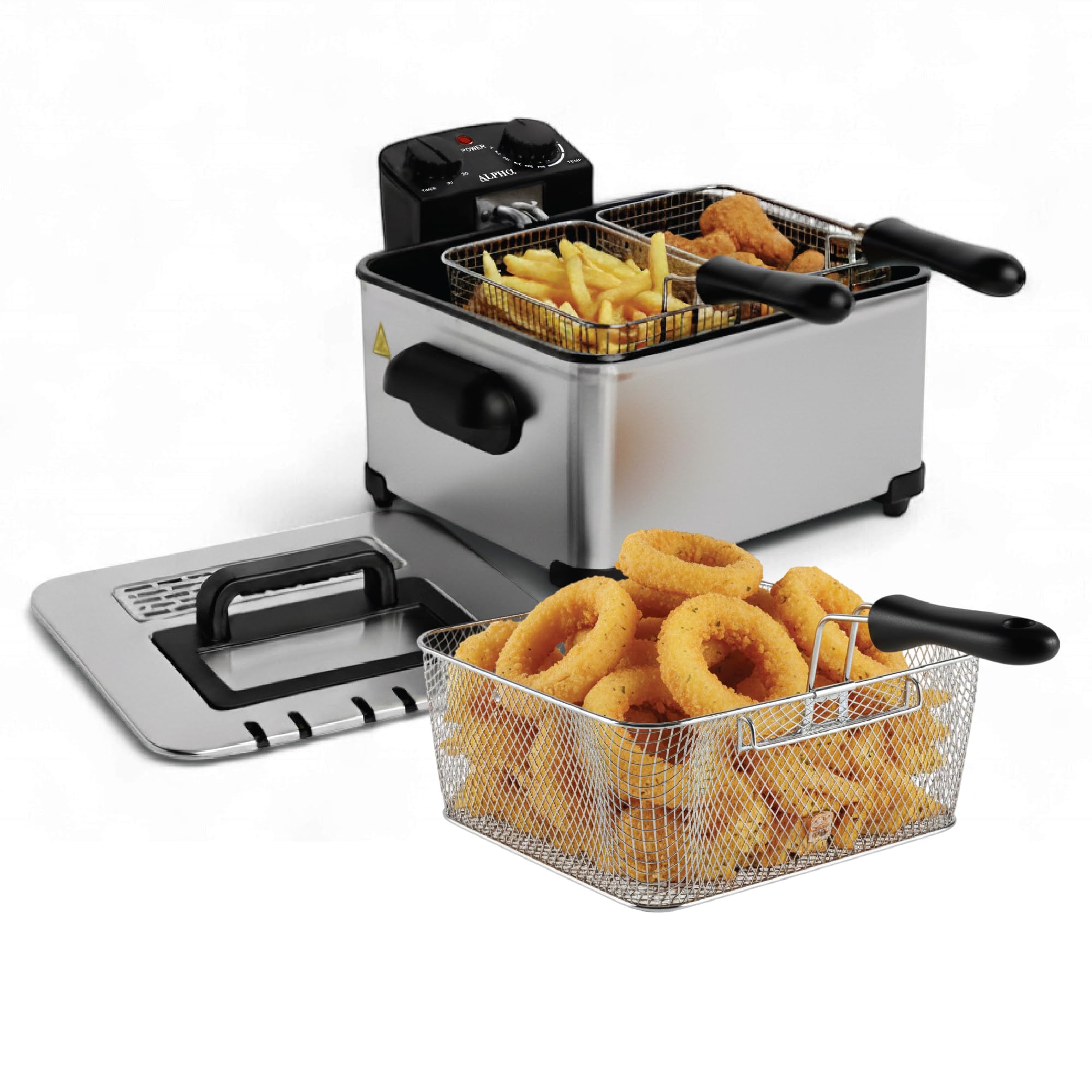 Amazon.com: Alpha Living Electric Deep Fryer – 4.5L Deep Fryer