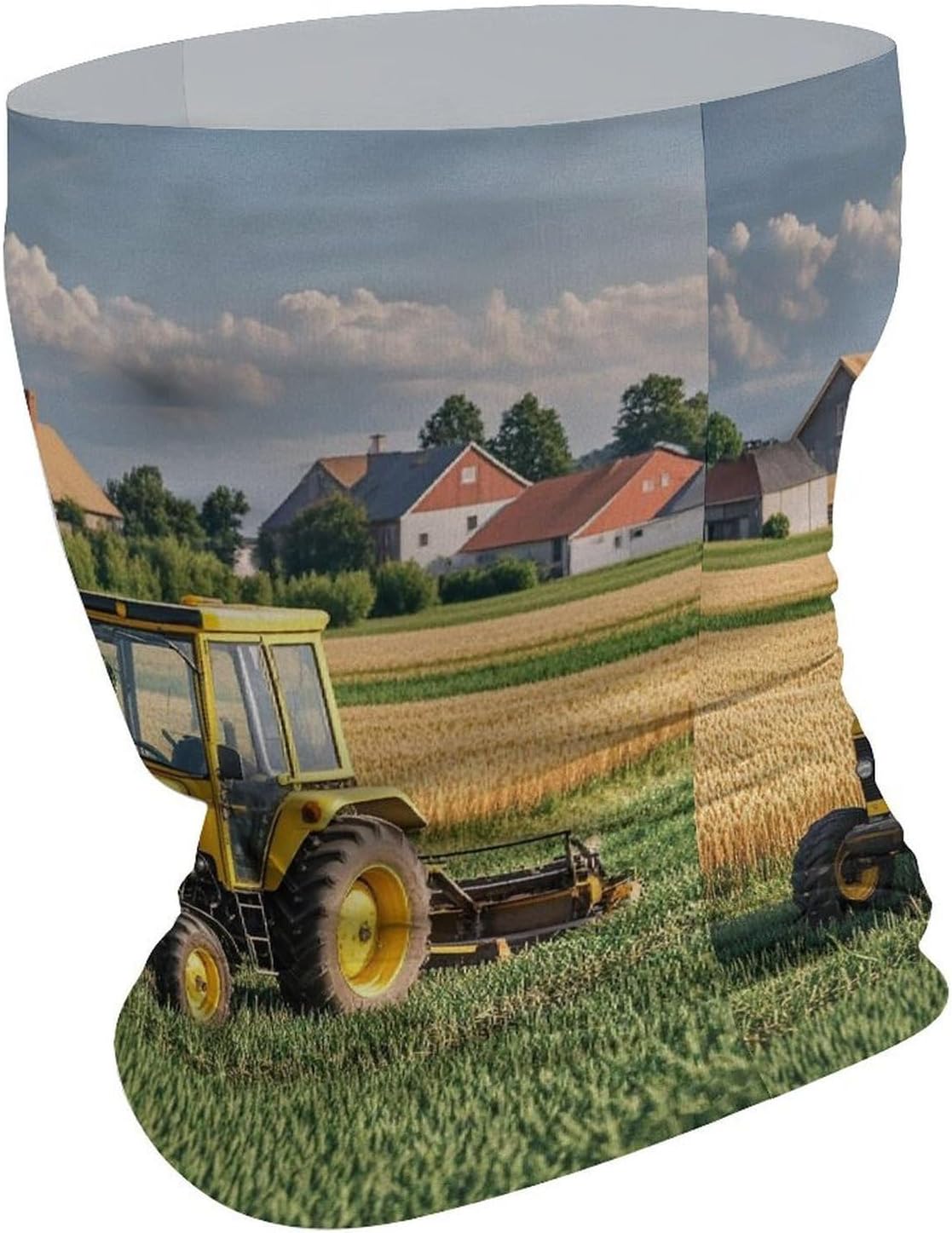 Tractor Farm Neck Gaiter Bandana Windproof Breathable Face Mask Cover Face Cover Cold Weather Gator Scarf Winter Neck Warmer Gaiter Half Balaclava Scarf Mask for Men Women