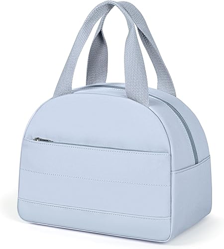 Miniatura 13 de Lonchera para mujer, bolsa de almuerzo aislada a prueba de fugas, bonita lonchera con gran capacidad, contenedor de almuerzo para el