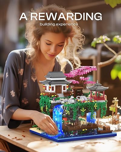 Miniatura 7 de Chinese Architecture - Juego de mini bloques de torre grande, modelo de colección West Lake para juego de exhibición, regalo de Navidadcumpleaños