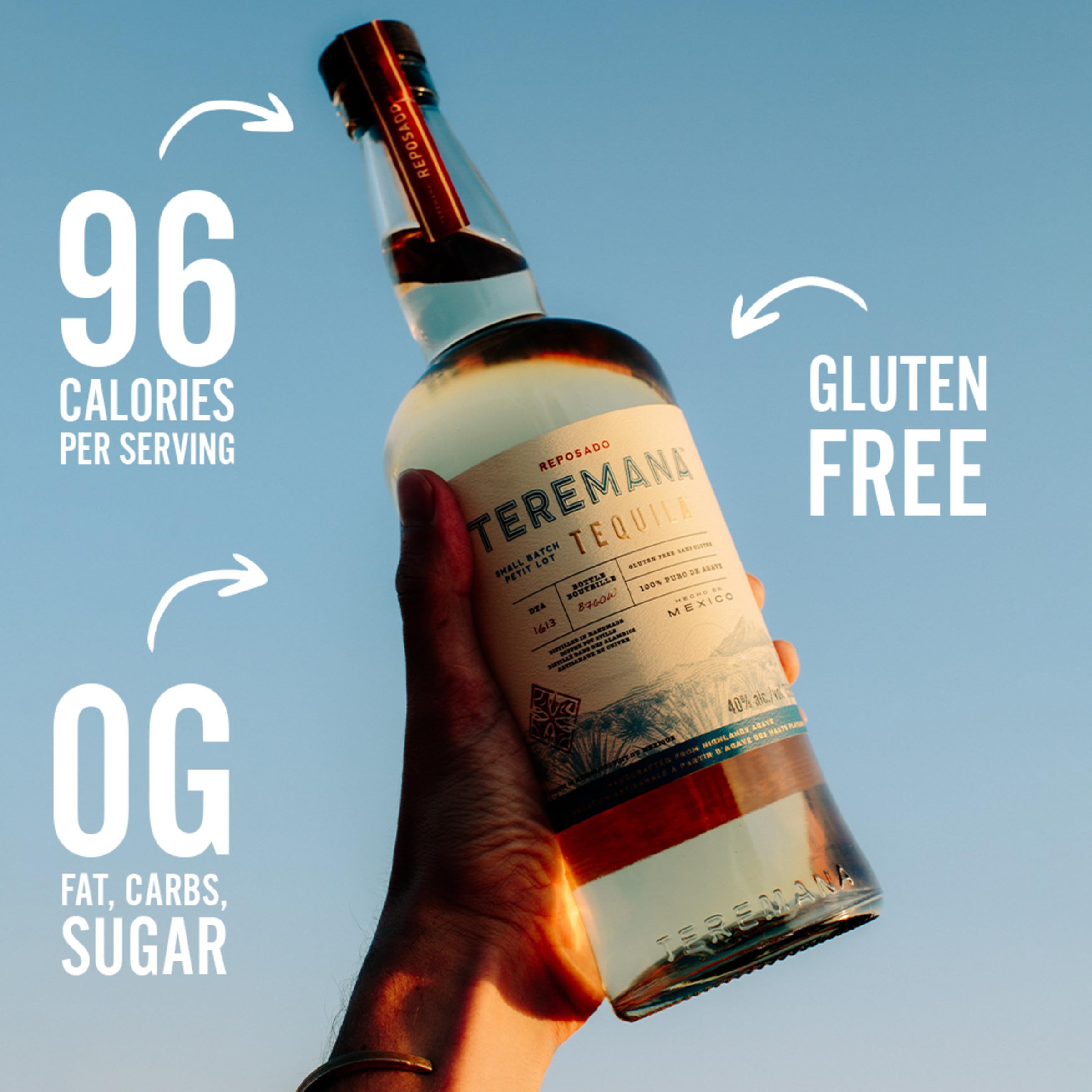 Teremana Tequila Reposado 100% Agave Blue Weber 40% Vol. 0,75l