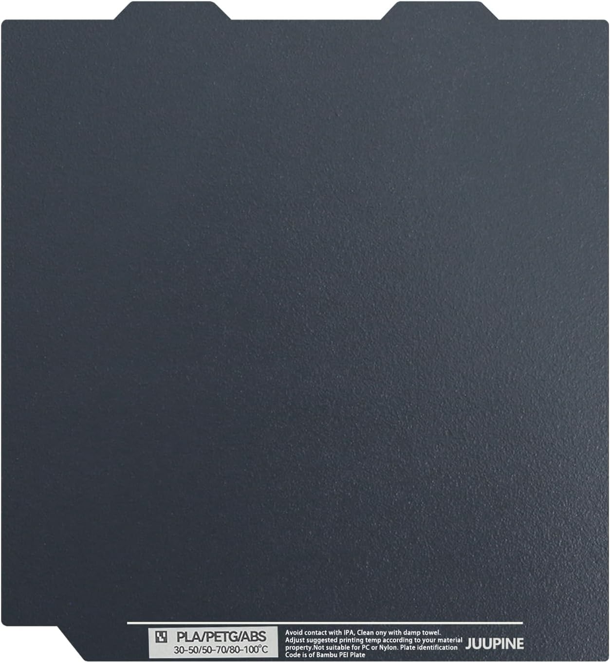 Upgraded Pro Frostbite Build Plate (Not PEI Sheet) for Bambu Lab A1 Mini, Room Temp Cold Printing,Flexible Double-Sided Textured Spring Steel Sheet,184x184mm Bambu Lab A1 Mini Build Plate.
