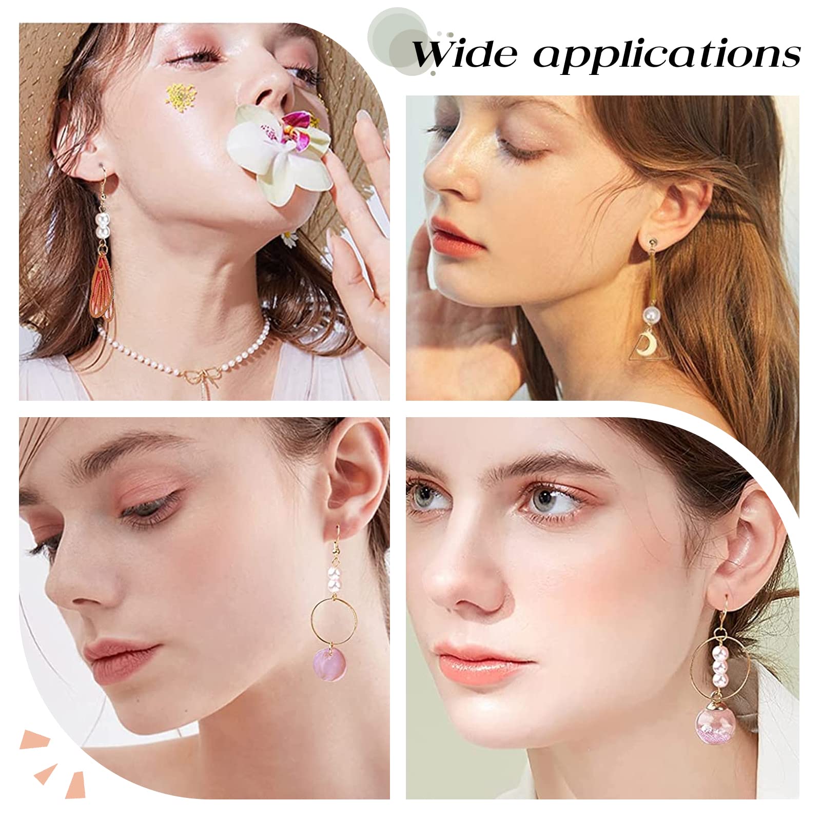 100 Perni A Occhio Placcati Oro 18K Per Creare Gioielli Fai Da Te - Confezione Da 100 Pezzi