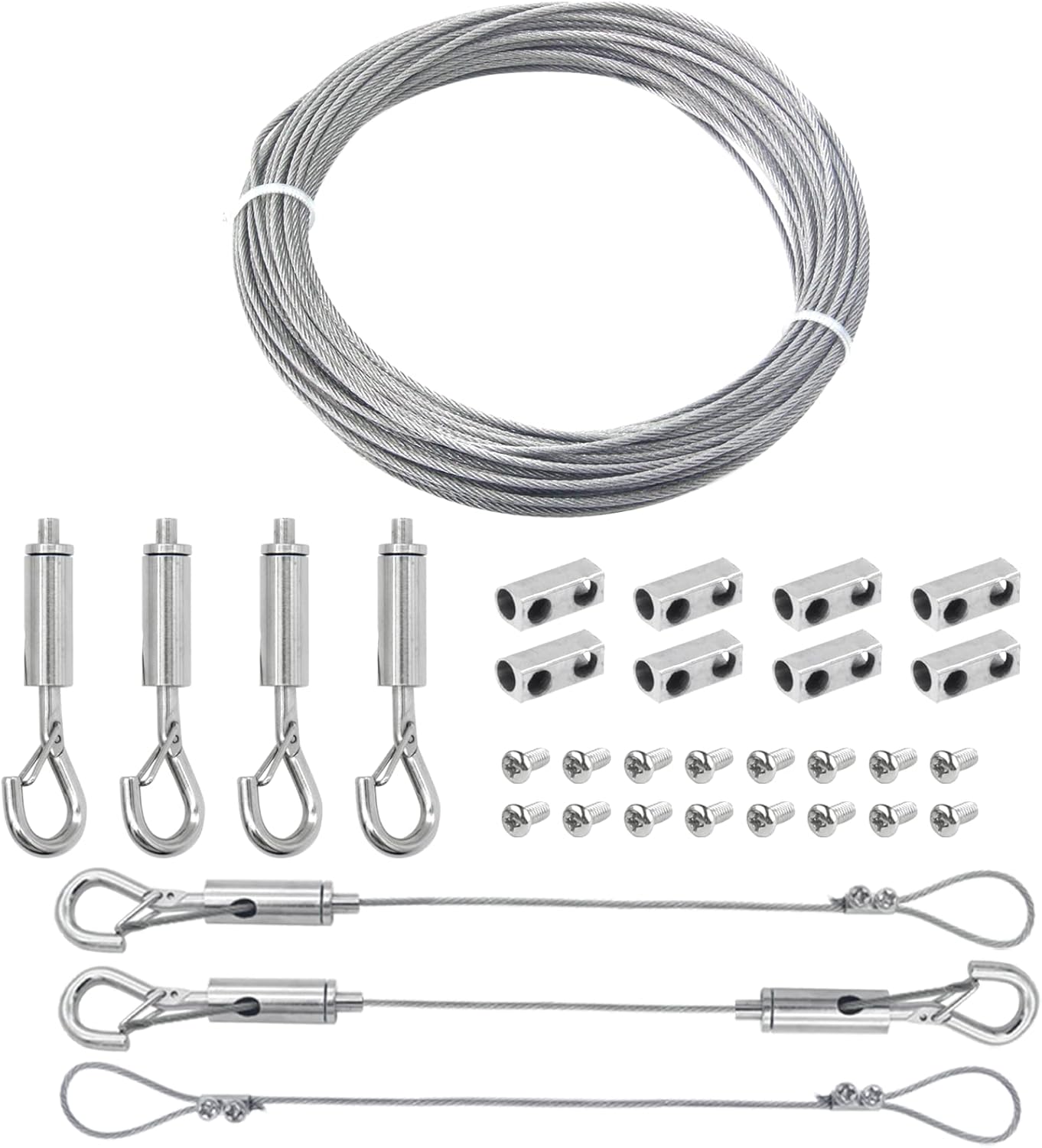 Picture Hanging Wire kit, Adjustable Heavy Duty Stainless Steel Wire