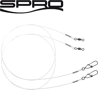 Spro Matt Black Fluorocarbon-Vorfach, 2 Stück