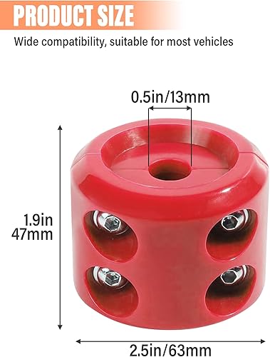 Miniatura 2 de bylikeho Tapón de goma para cabrestante, tapón de goma con llave Allen, accesorios de automóvil, cuerda de cabrestante, amortiguador absorbente