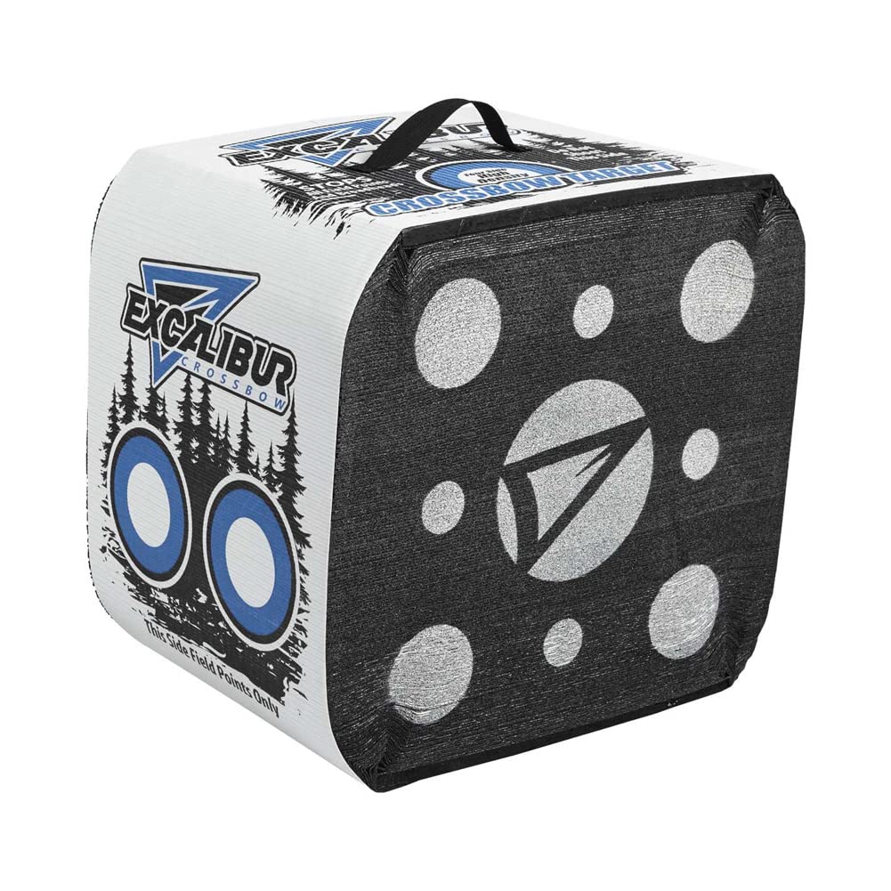 ExcaliburArchery Hunting Durable 4-Sided Shooting Compressed Foam Crossbow Block Target with Carry Handle