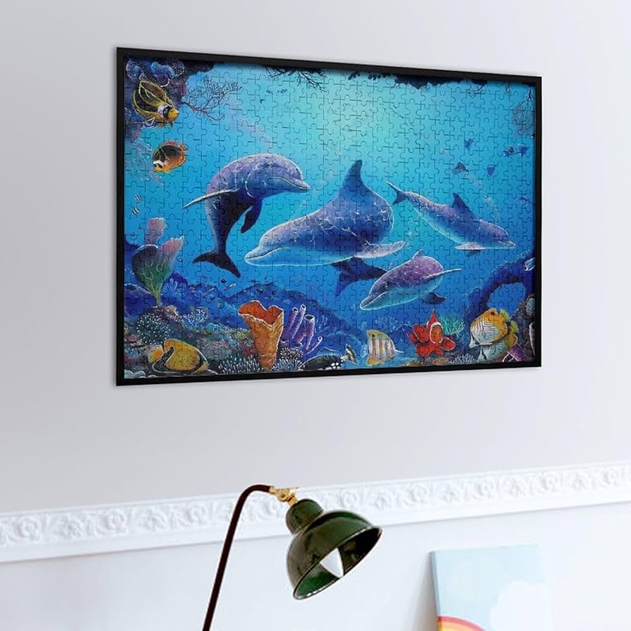 イルカと魚のパズル Amazon.co.jp: ジグソーパズル 海の世界 海の魚 イルカ 珊瑚