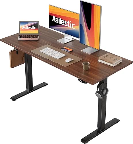 Agilestic Electric Standing Desk, 48 x 24 Inches Height Adjustable