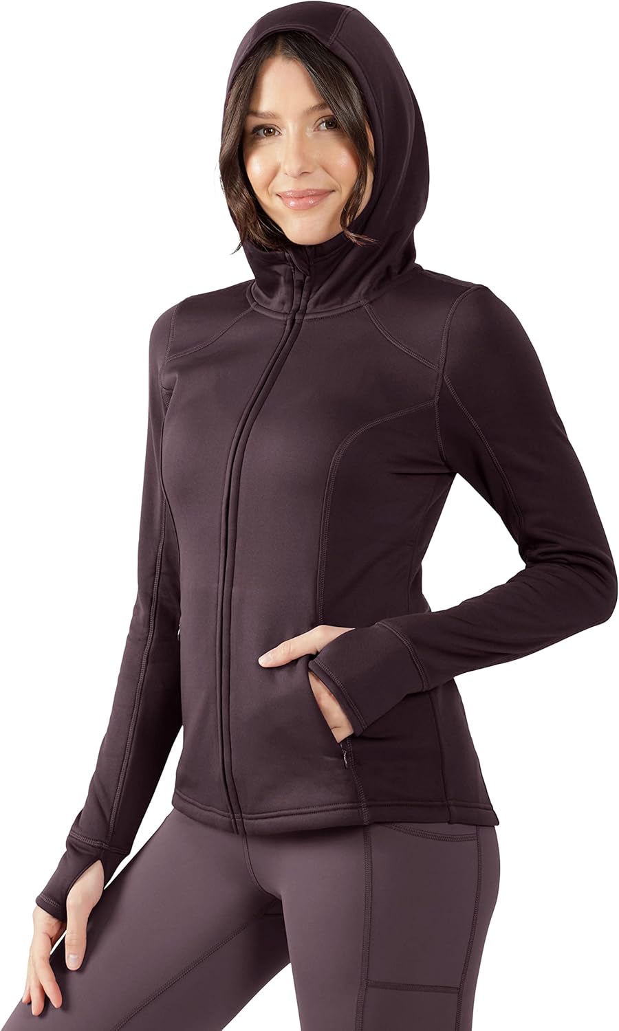 90 Degree By Reflex Womens Warm Outerwear Cold Gear Jackets and Hoodies