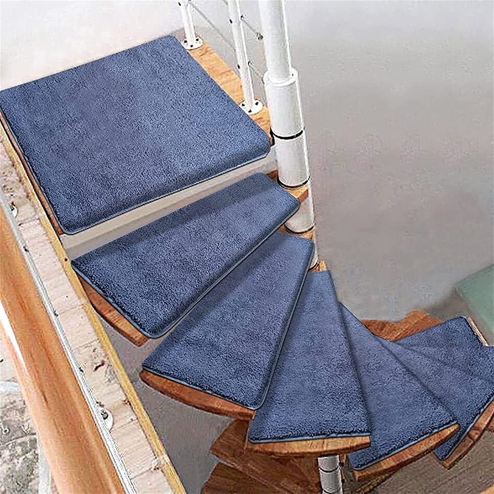 IR-Fußmatten für spiralförmigen, drehbaren Teppich, links / rechts, 1 Stück, rutschfeste IR-Pad, Trittschutz, selbstklebende Abdeckung für Innen- und Außenbereich