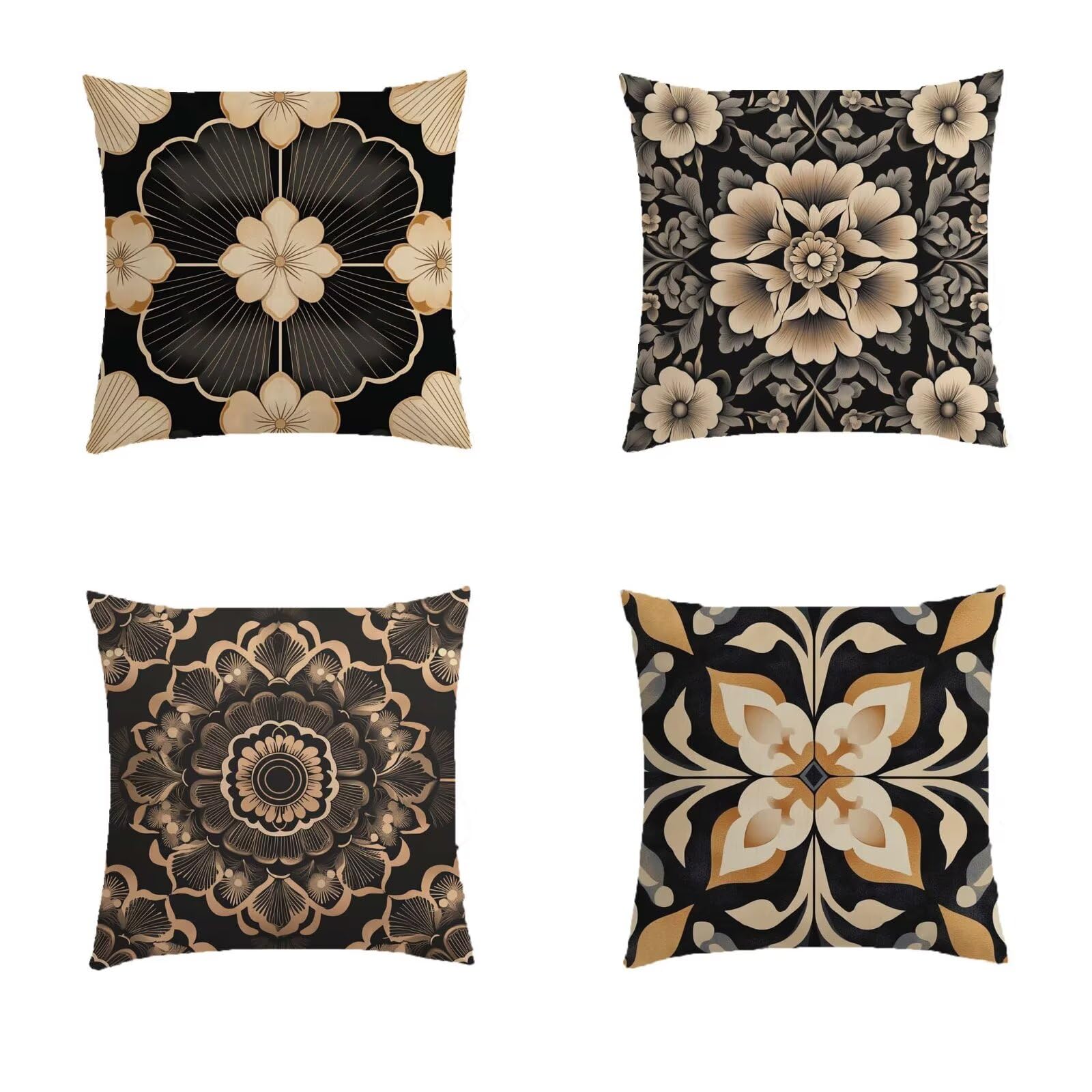Housse coussin 50x50cm imperméable pour protéger et décorer le canapé de jardin