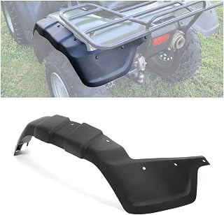 KUAFU Rear Left Fender Flare Mud Guard Compatible with 2000-2003 Honda TRX350TM TRX350TE TRX350FM TRX350FE Black Splash Guard