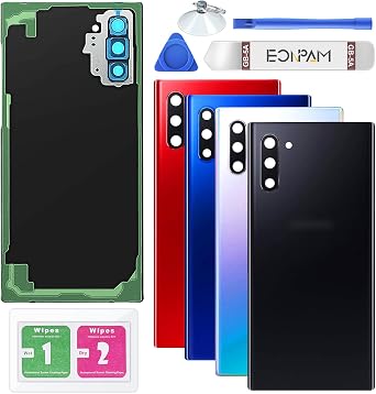 Back Cover Glass for Samsung Galaxy Note 10 N970 Black
