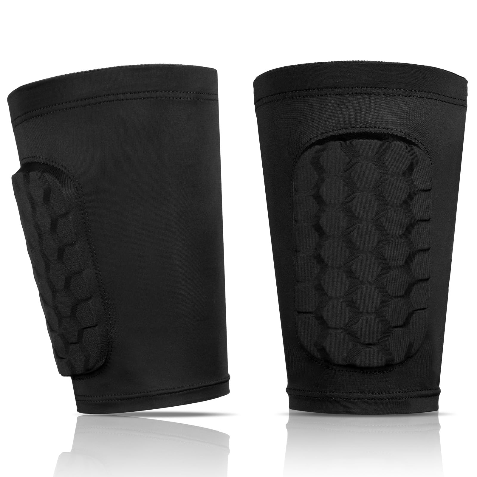 AYBUY 1 Paire Protege Tibia Foot Enfant, Protège Tibia Foot Antichoc Shin Defender Guards, Protections de Football Anticollision Cellulaire, pour Le Football, Le Basket-Ball - 1