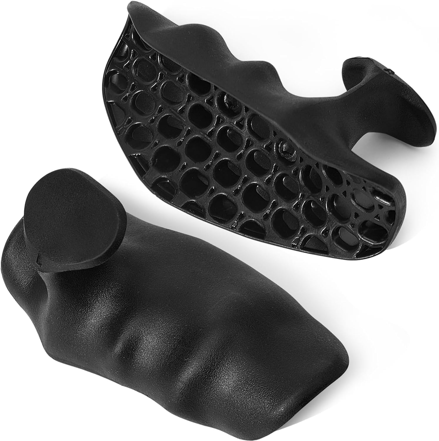 Somnandi Weight Lifting Grips for Men & Women | Quick-Release Ergonomic Rubber Palm Protectors | Anti-Slip Lifting Straps with Hooks for Gym, Dumbbells, Pull-Ups, Strength Training, Bodybuilding-image-38