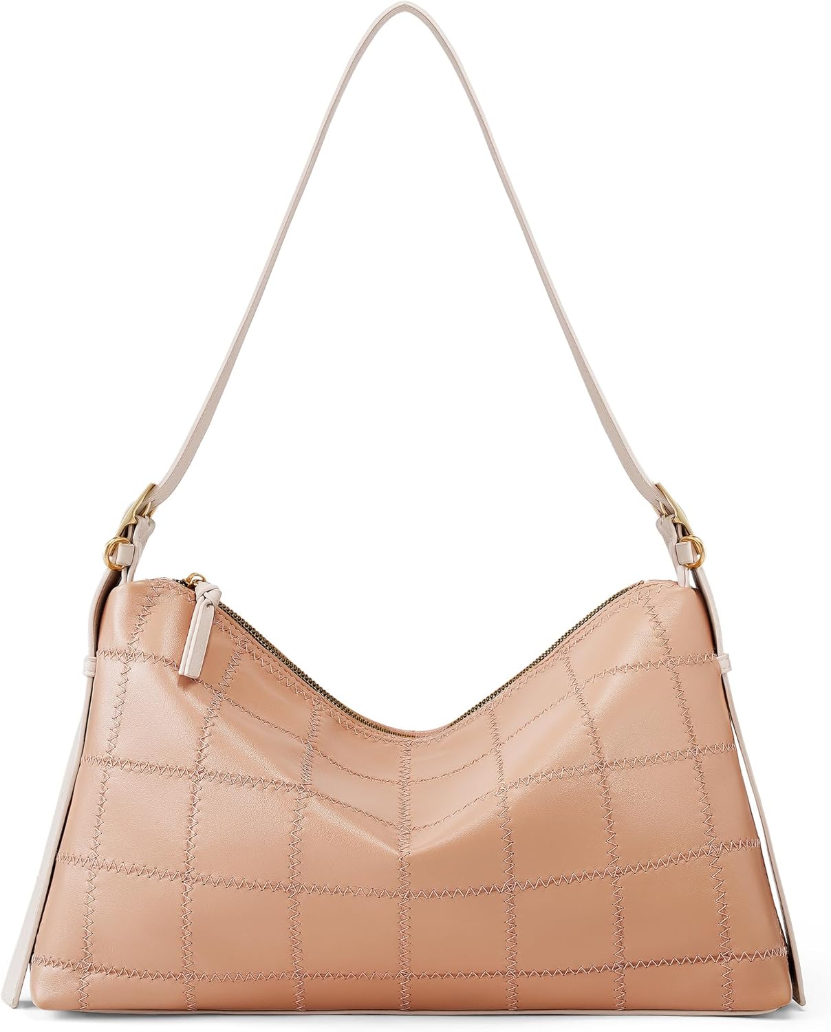 Shoulder Bag for Women Hobo Purse Trendy Checkered Handbag, Classic Crossbody Bag with Adjustable Strap