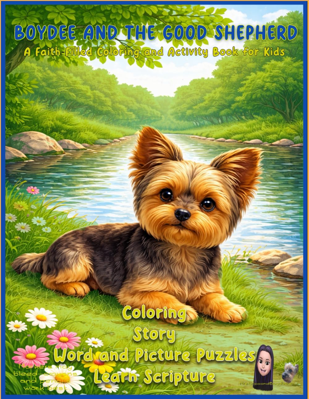 Boydee and the Good Shepherd: A faith-filled Coloring and Activity Book for Kids (MrsEricaandBoydee.com (The Boydee Faith Adventures Coloring Books Series))