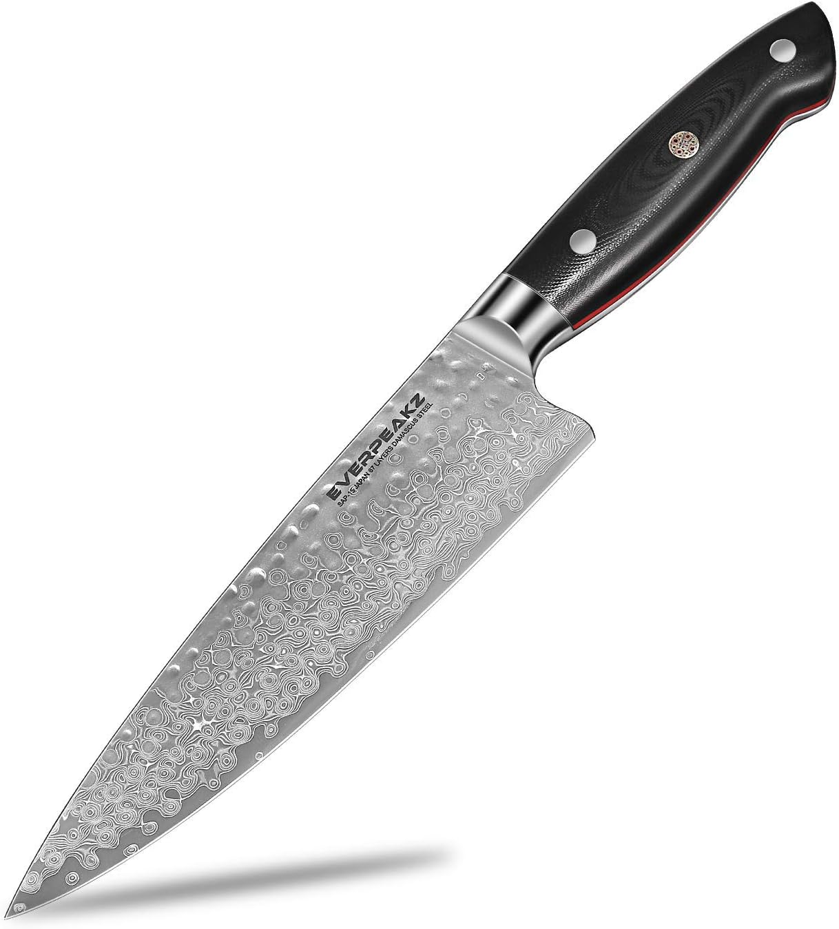 Black Friday Sale 2022 EVERPEAKZ Japanese Chef Knife, Premium Japanese SKD-11 Stainless Steel with G10 Knife Handle,Ultra Sharp,Best Choice for Kitchen,8 Cheapest 🛒 EVERPEAKZ Japanese Chef Knife, Premium Japanese SKD-11 Stainless Steel with G10 Knife Handle,Ultra Sharp,Best Choice for Kitchen,8