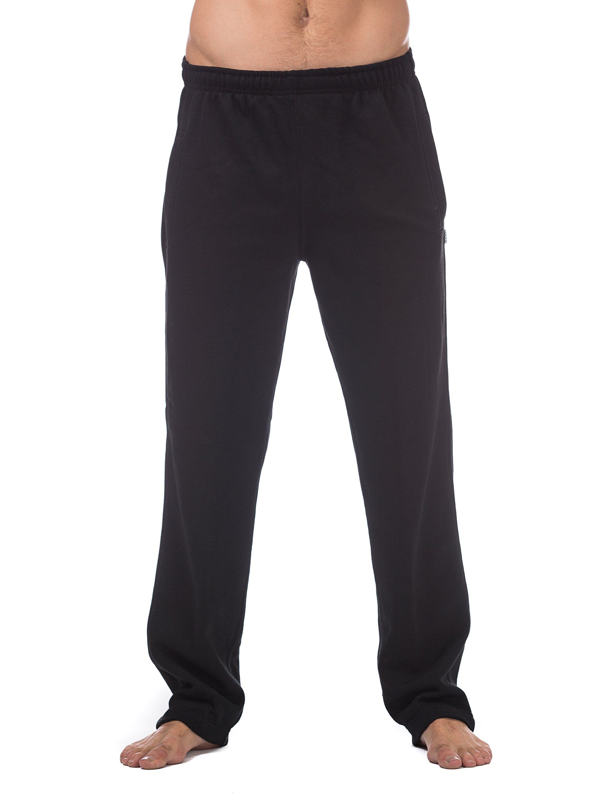 Pro Club Men's Comfort Fleece Pant, Large, Black