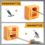 MulWark Magnetic Screwdriver Set with Case, Screw Driver Set Kit 59 Piece Includs Phillips, Hex, Pozidriv, Torx and Precision Screw Driver Set, Replaceable Screwdriver Bit Set for Men, Dad, Husband