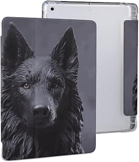 for iPad 10.2in 10.9in 11in Case Slim Stand Protective Cover with Pencil Holder Auto Wake/Sleep and Soft Silicone Back