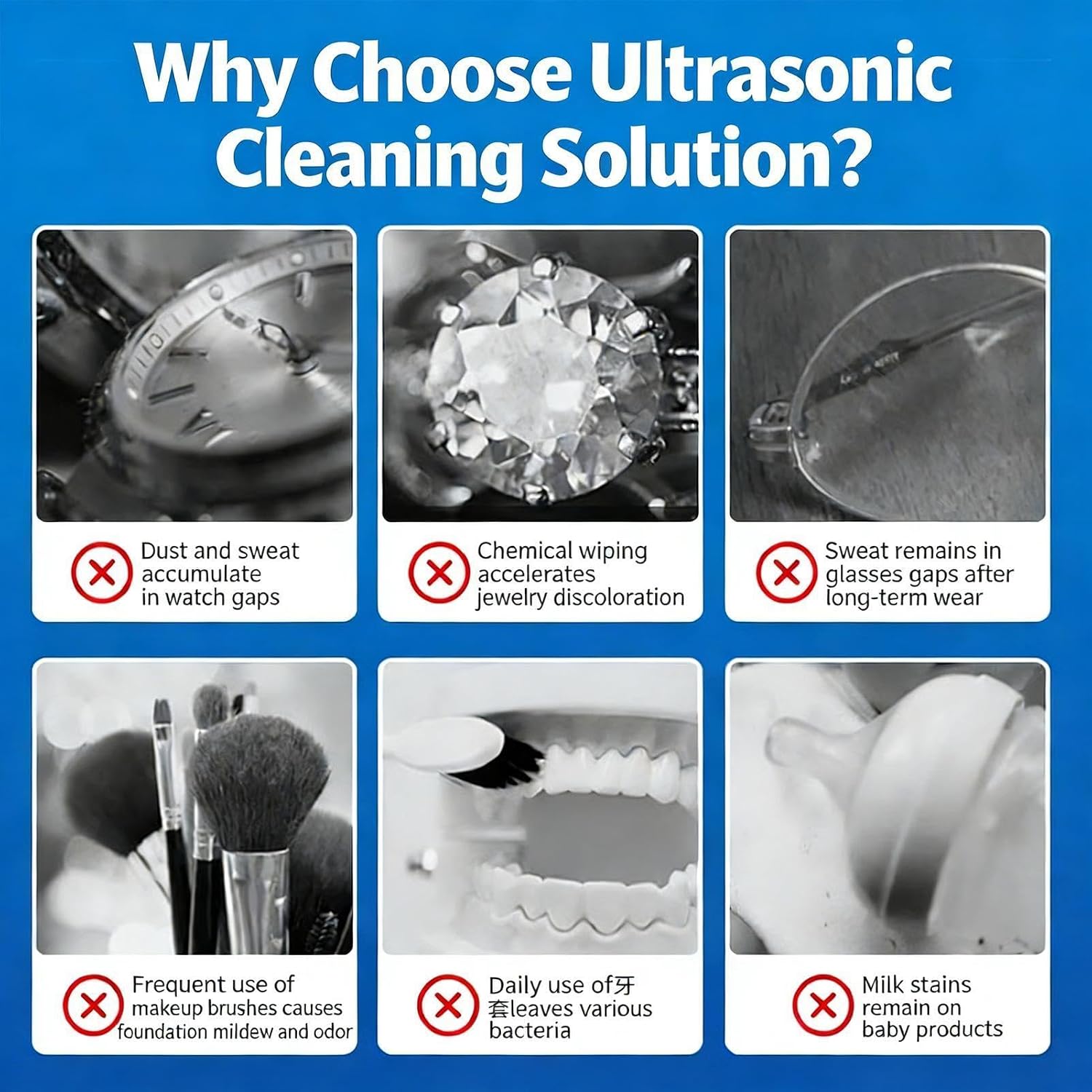 Ultrasonic Jewelry Cleaner Solution - 180ml Portable Cleaning Solution | Gold Cleaner Liquid for Women Adults Home Travel Silver Gold Ring Earring Eyeglass Watch, Jewelry Cleaning Care Fluid