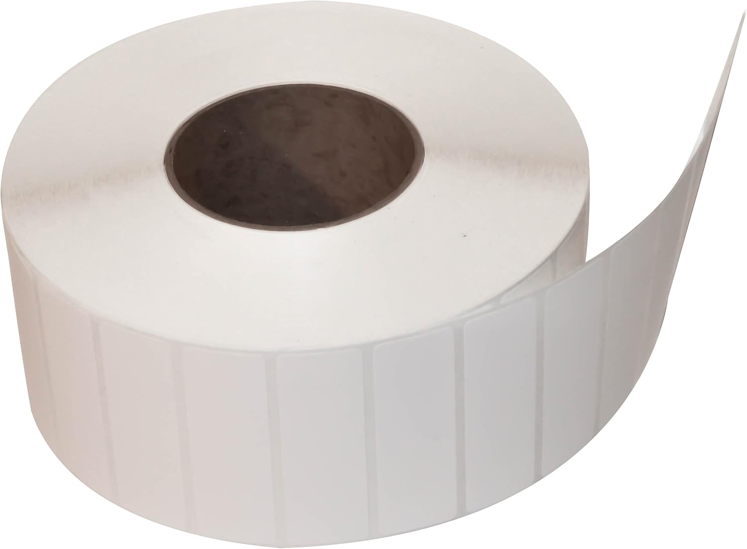 Compulabel 620177 Thermal Transfer Shipping Labels, 3 inch x 1 inch, White, Permanent Adhesive, Perforations Between Labels, 5500 Per Roll, 6 Rolls