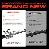 Vista 3 de A-Premium - Soporte y piñón de dirección asistida hidráulica compatibles con los modelos RWD Chevrolet y GMC - Silverado 1500, Sierra 1500, 1999