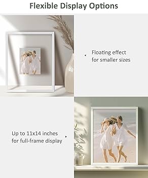 Amazon.co.jp: Sonefreiy 11x14 フローティングフレーム 2個
