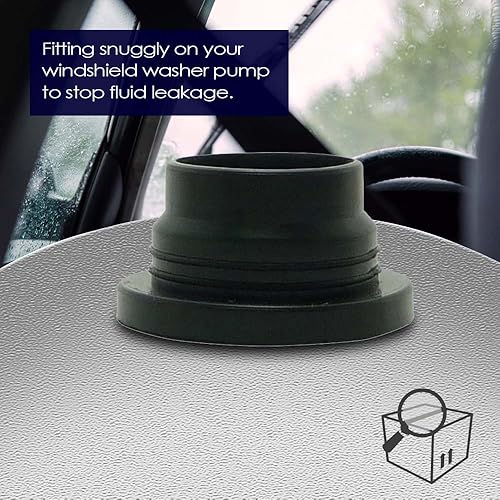 Miniatura 8 de 201525-232316E Bomba de limpiaparabrisas con arandela - Motor de arandela compatible con Hyundai, Kia - Reemplaza OEM #: 98510-1C100, 98510-26100,