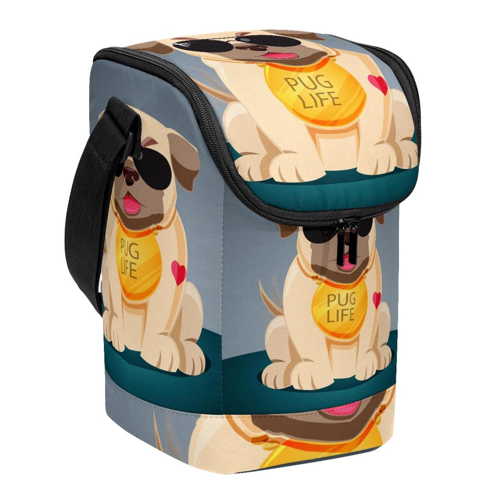 Bolsa de almuerzo con carlino ideal para jornadas de oficina y escuela