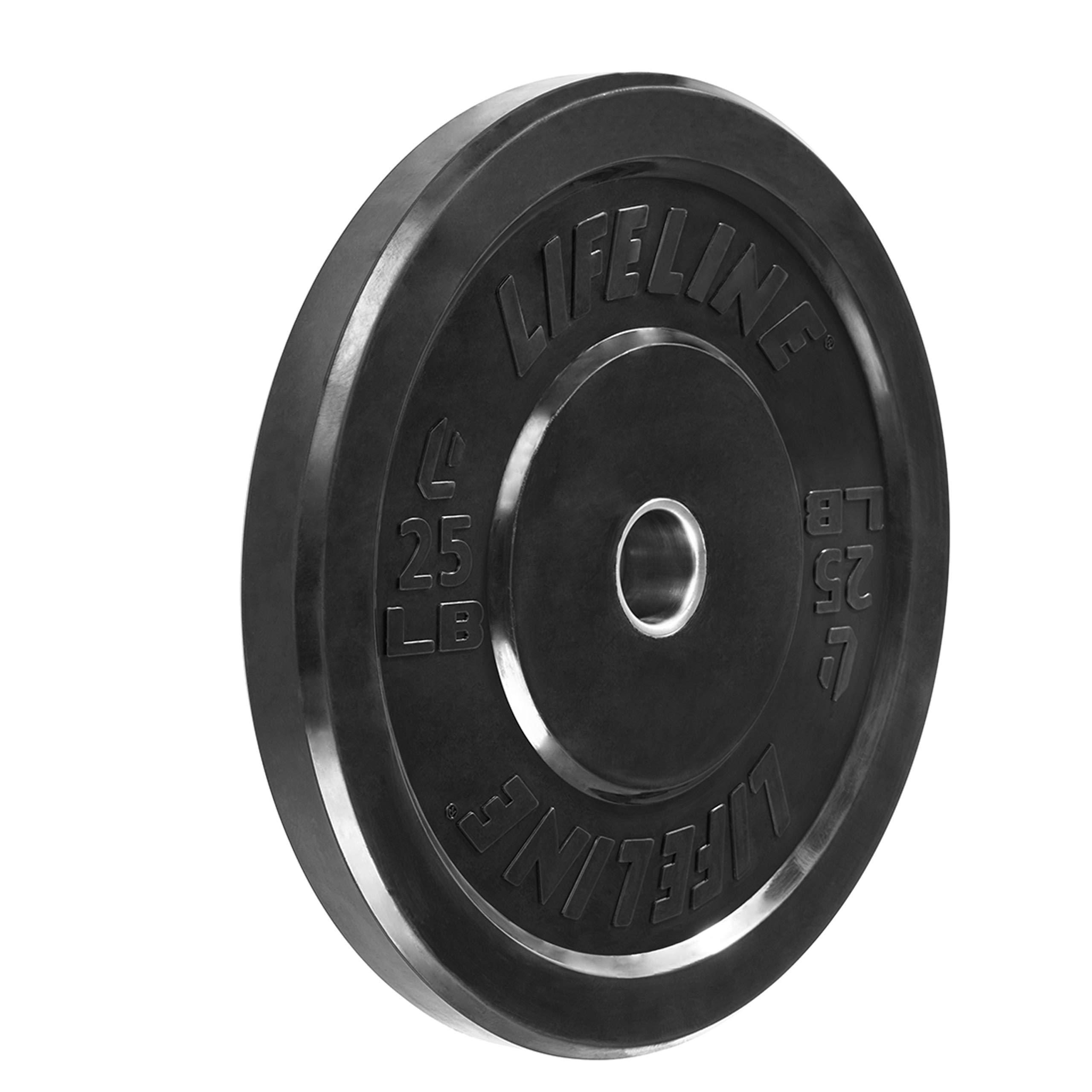 Lifeline Rubber Bumper Plate - Multiple Weight Options