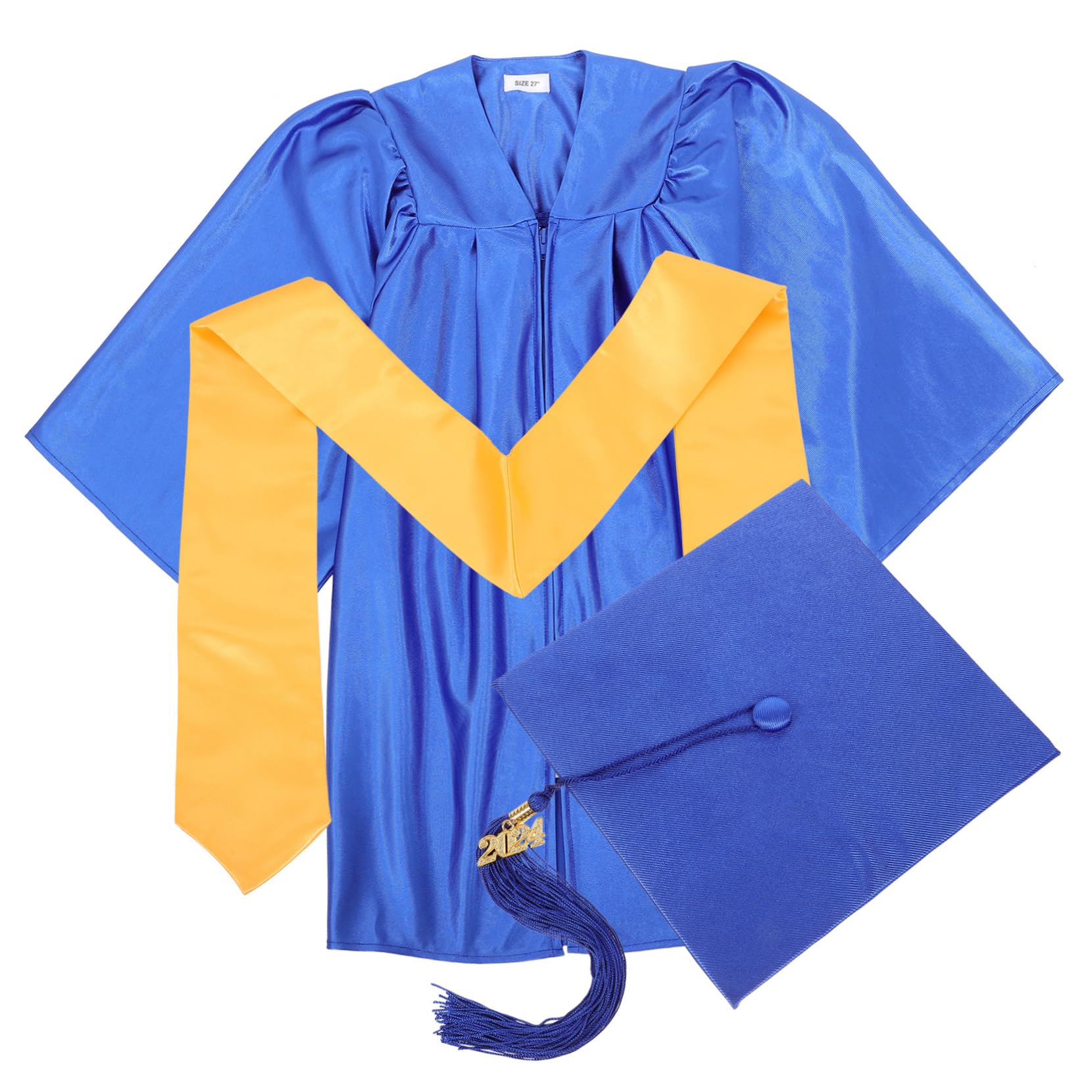 1 Set, Graduation Dress Suit, Children's Graduation, School Uniform, Unisex, Graduation Cap and Gown, Graduation Gown and Hat, Graduation Gown Cap, Graduation Gown, 2024 Graduation Gown,