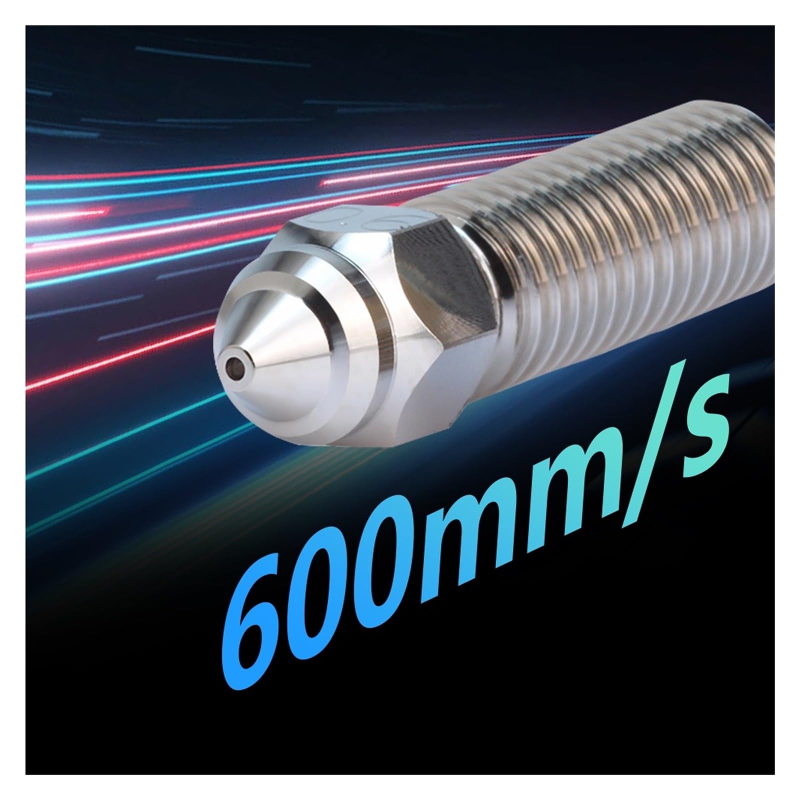 Buses d'imprimante à haut débit, alésage de 0,2/0,6/0,8 mm, compatibles avec les appareils d'impression Ender 3 V3 KE, K1 et MAX(Bimetal x 4,0.6mm)